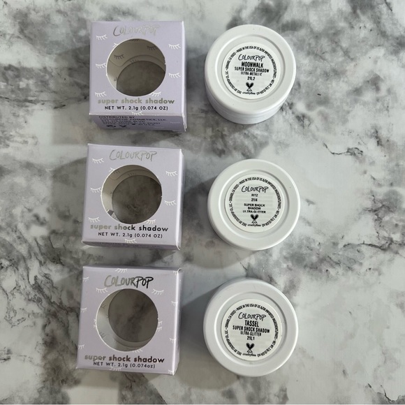 ColourPop Super Shock Shadow Set- Moonwalk, Ritz & Tassel - Picture 4 of 4
